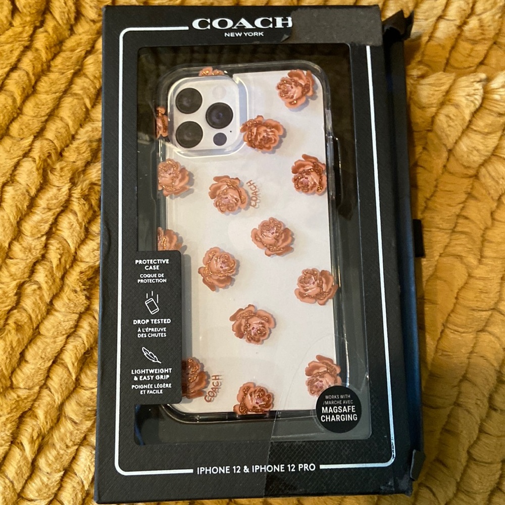Coach Protective Case for iPhone 12 Pro -  Floral Clear (iPhone 12 Pro)